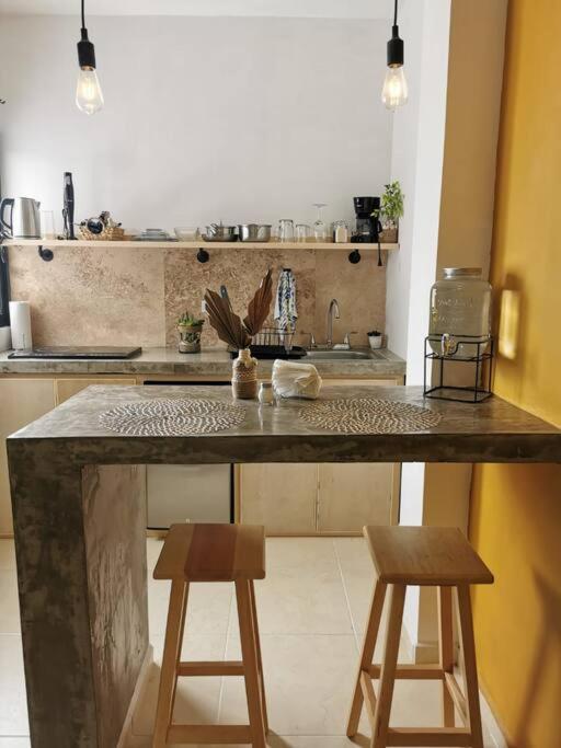 Maar Estudio 7, A 2 Cuadras Del Malecon De 拉巴斯 外观 照片